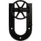 Ekena Millwork Premium Wagon Wheel Horseshoe Roller Hanger w/ Bolts for Barn Door for 1 3/8" Doors, Arch Bronze GB60013R2WAB - alternate 3